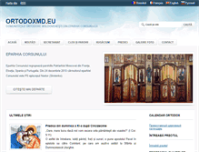 Tablet Screenshot of ortodoxmd.eu